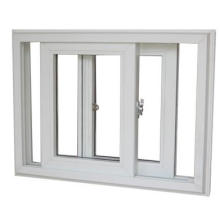 Ventana corrediza UPVC de estilo americano con mosquiteros